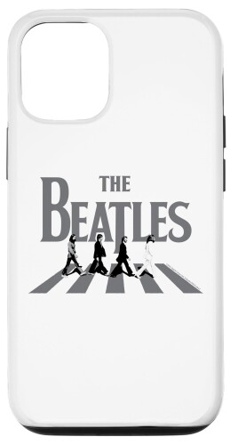 The Beatles - Abbey Road グレースケールアルバムカバー スマホケース iPhone 12/12 Pro 用