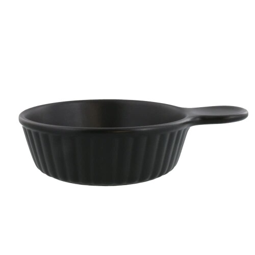 EAST table(イーストテーブル) フライパン型グラタン皿 15cm 耐熱 直火OK ブラック 日本製 グラタン皿 深皿 食洗機対応 レンジ対応 216-002-01