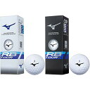 MIZUNO(ミズノ) ゴルフボール RB ツアー/ツアーX お試しセット ホワイト 2スリーブ 6個入り ディスタンス&コントロールタイプ ヘッドスピード38m/s以上対応 3ピース構造 アクシアルフローデ