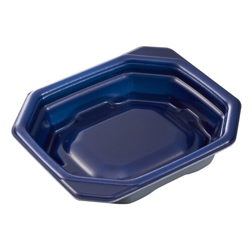 Rakuten - 中央化学 惣菜容器 TPデリグー 14−13F 紺 身 (140×125×31mm) 50枚入