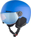 ALPINA(アルピナ) 子供用スキースノーボードバイザーヘルメット 眼鏡使用可能 通気性 ZUPO VISOR / 51-55 cm