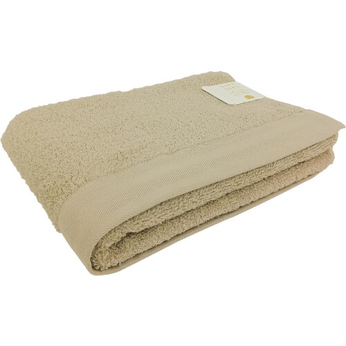 林(Hayashi) バスタオル 約60×120cm テックカラー ベージュ BO438028 素材:綿100% 40番手双糸コーマ糸 後染めドビー 良質なコーマ糸を使用した、しっかりながらもふんわりとした風合いのバスタオルです。 コーマ糸ならではの柔らかな肌触りとボリューム感が大人気。 コーマ糸とは…糸をつくる途中で繊維を針で梳くことで、繊維に付着している不純物や極端に短い繊維を取り除く「コーミング」の過程を経てできる糸。 短い繊維を取り除くことで、より滑らかで強度を持った糸が出来上がります。 ヘム部分は幅広・フラットなデザインで、カジュアルだけどとってもおしゃれ。毎日色違いで使いたいタオルです。 良質なコーマ糸を使用した、しっかりながらもふんわりとした風合いのバスタオルです。 商品コード20078165967商品名林(Hayashi) バスタオル 約60&times;120cm テックカラー ベージュ BO438028型番BO438028サイズバスタオルカラーベージュ※他モールでも併売しているため、タイミングによって在庫切れの可能性がございます。その際は、別途ご連絡させていただきます。※他モールでも併売しているため、タイミングによって在庫切れの可能性がございます。その際は、別途ご連絡させていただきます。