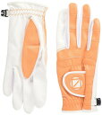 SEQUENTIAL(ゴルフグローブ)PANACHEメタリックカラーグローブ両手用レディース?SQGS-L003W Carrot SM(18cm-19cm)