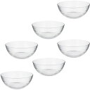 DURALEX デュラレックス リス ボウル 直径約14cm 6個セット 食洗機対応 電子レンジ対応 耐熱強化ガラス G5700022-06