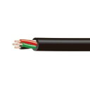 富士電線工業 300V 耐熱ソフトビニルキャブタイヤ丸形コード ソフトVCTFプラス 2心X0.75SQ 黒 100m