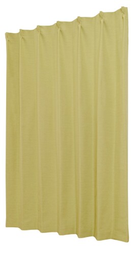 ユニベール 遮光ドレープカーテン エフェクト ライトグリーン 幅100×丈178cm 2枚組