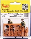 CMKレジン 1/72 ドイツ 国防軍 自転車2台&兵士2体 レジンキット CMF72407 (人)