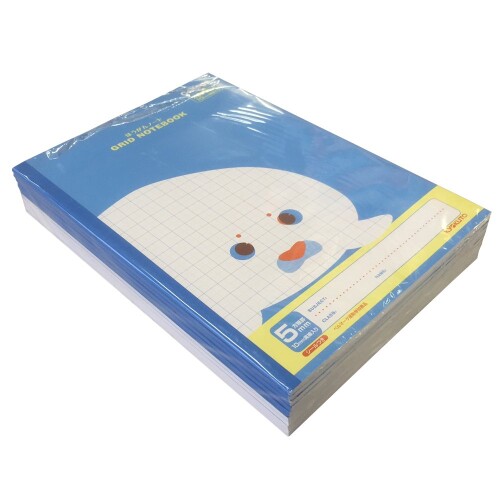 キョクトウ・アソシエイツ キョクトウ 学習帳 カレッジアニマル 5mm方眼 B5 アザラシ LT01LB 10冊
