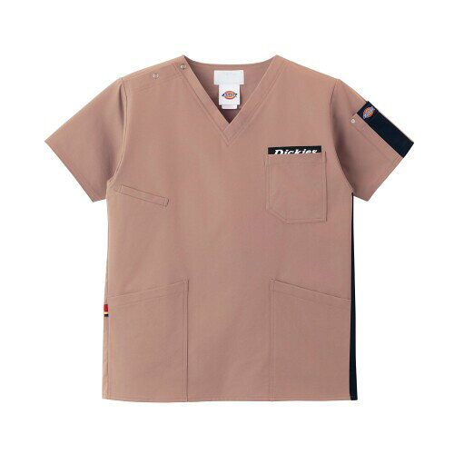 Dickies(ディッキーズ) スクラブ 7116SC 【素材】 オールフレックスマルチストレッチツイル(ポリエステル100%) 【仕様】 左袖ポケット/左胸ポケット/携帯電話ポケット/右脇箱ポケット/両腰ポケット/背中ループ 収納力にもこだわり、両腰・左胸に加えて左袖にもリベット付きポケットを配置。 クセのないフラットシルエットで、さまざまなパンツと合わせやすいのも魅力。 左胸のDickiesロゴテープがアクセント 商品コード20082089983商品名Dickies(ディッキーズ) スクラブ 7116SC型番7116SC-3-MサイズMカラースモークピンク&times;ダークネイビー※他モールでも併売しているため、タイミングによって在庫切れの可能性がございます。その際は、別途ご連絡させていただきます。※他モールでも併売しているため、タイミングによって在庫切れの可能性がございます。その際は、別途ご連絡させていただきます。