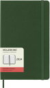モレスキン 手帳 モレスキン(Moleskine) 手帳 2024 年 1月始まり 12カ月 デイリー ダイアリー ハードカバー ラージサイズ(横13cm×縦21cm) マートルグリーン DHK1512DC3Y24