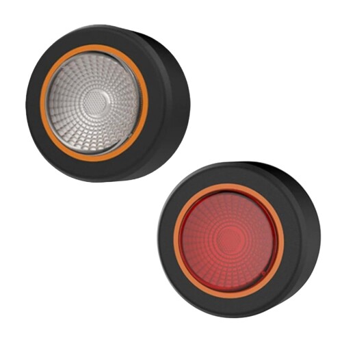 ノードツアー (NordTur) 自転車ライト 前後セット コンパクトサイズ 高輝度LED ボタン電池式 EBL-3139