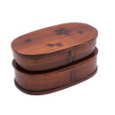 和歌山峠のわっぱめし弁当箱屋さん(wakayama wappa bento box store) 曲げわっぱ 木製 漆塗り 18×10cm ランチボックス 二段 桜 A-63-272229