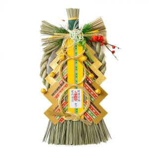秀〆(Hideshime) 正月飾り しめ縄 玄関 リース 成田山 久留米分院 祈願飾り (聖) KN-001