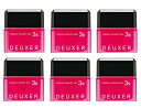 ナンバースリー DEUXER(デューサー) ミディアムスムースワックス3S(6個セット) ヘアワックス フローラルベリー ピンクレッド (x 6)