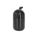 トレードワークス(Trade Works) ワンタッチ サーモステンレスボトル 保冷 保温 真空 断熱 チャコールブラック 220ml Malutto TS-1...