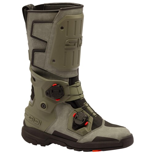 SIDI シディ バイク用 GORE-TEX アドベンチャー ブーツ CE規格適合 防風 透湿 防水 林道 オフロード ツーリング TAURUS GTX タウルス ゴアテックス DEEP FOREST EU40/25.2cm(25.0cm-25.5cm相当)