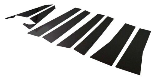 BRIGHTZ エリシオンプレステージ RR 超鏡面ステンレスブラックメッキピラーパネル バイザー無用 8PC RR1 RR2 RR5 RR6 1 2 5 6 エリシオン プレステージ 5045