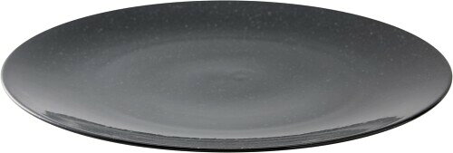 YAMATSU STANDARD ピアット 28cm皿・3枚セット 黒 大皿 平皿 食洗機 電子レンジ対...