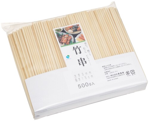 業務用 竹串 15cm 太さ3mm 約500g入り
