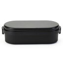 三好製作所 GEL-COOL ランチボックス 保冷剤一体型 ドームL キャビアブラック 0101-0174