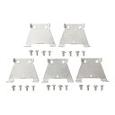 林電工 (Hayashi Denko) 標準形熱電対コネクター用パネルマウント金具 43×35×16.5mm 5個入り SPM-5P