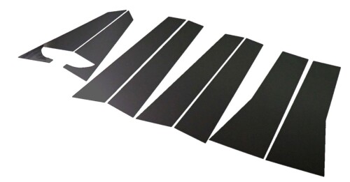 BRIGHTZ エリシオン RR1-4系 前期 超鏡面ブラックメッキピラーパネルカバー 8PC バイザー無し用 5042
