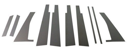 BRIGHTZ ステラ LA100F LA110F 超鏡面ステンレスブラックメッキピラーパネル バイザー有用 10PC LA100 100 100F LA110 110 110F 12675