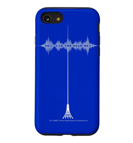 エースコンバット 7 Hey, Can you hear me? 青 スマホケース iPhone SE (2020) / 7 / 8 用