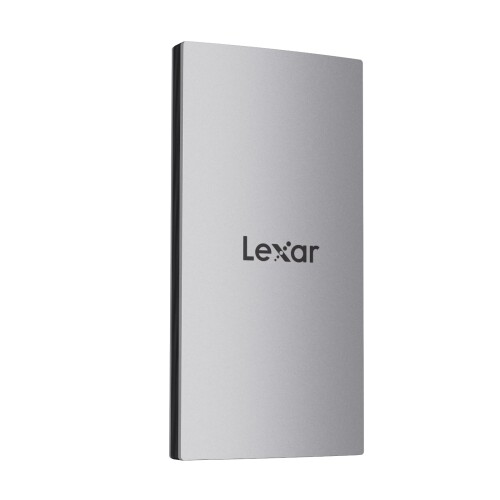 Lexar ES3 ポータブルSSD 2TB USB 3.2 Gen2 読み取り最大1050MB/秒 書き込み最大1000MB/秒 iPhone 16/15・Mac・PS5・XBOX・PC対応 シルバー