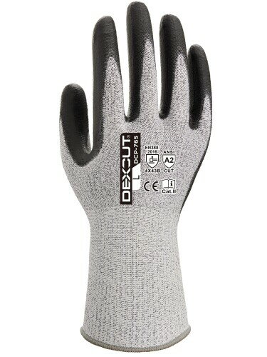 (ウィード) 耐切創手袋 レベルB タッチパネル対応 作業用手袋 ウレタン カッター作業 設備工事 アウト..