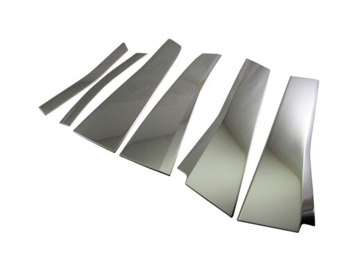 BRIGHTZ アルファードハイブリッド AYH30W 超鏡面ステンレスメッキピラーパネル バイザー無用 6PC AYH30 AYH H30 30 アルファード アルフアード ハイブリッド ハイブリット アルファードハイブ