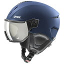 uvex(ウベックス) スキースノーボードバイザーヘルメット 眼鏡使用可能 高い外音可聴性 instinct visor / 56-58 cm