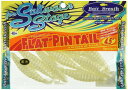 Bait Breath(ベイトブレス) ワーム フラットピンテール4.5インチ #S814 グローパール.