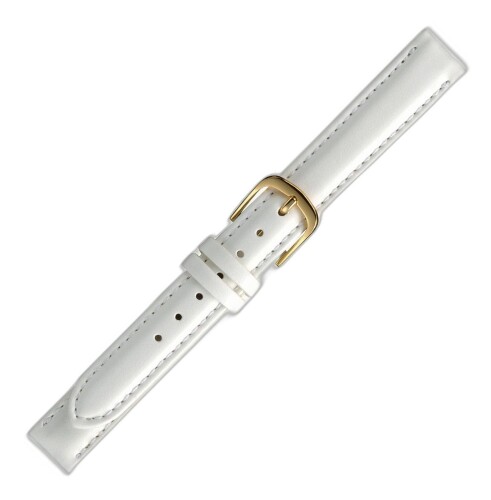 (マルマン) (EICO(エイコウ)) 時計バンド 牛(カーフ) 日本製 G 37219 白 12mm