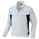 AITOZ(アイトス) エコワーカーストレッチ 長袖ブルゾン (男女兼用) オールシーズン用 シルバーグレー AZ1902 003 4L