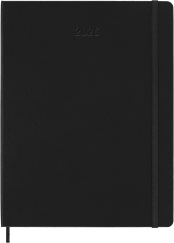 モレスキン 手帳 2026年 1月始まり 12ヵ月 スマートダイアリー PRO ウィークリー ハードカバー XLサイズ (横19cm×縦25cm) ブラック SMDHB12PRO4Y26 スマート手帳PROは、手書きの予定を自動でデジタルカレンダーに同期できる手帳です。 スマートペンとアプリを連携すれば、書いた内容がすぐにスマホやPCに反映されます。 XLサイズの週間レイアウトで、予定やメモをたっぷり書き込めます。 年間・月間・週ごとの管理やTo-Doリストにも対応しています。 紙の書き心地とデジタルの便利さを両立し、効率的なスケジュール管理をサポートします。 スマート手帳PROは、モレスキンPRO手帳の使いやすい機能に、手書きの予定をデジタルカレンダーに自動同期できるスマートテクノロジーを融合させた手帳です。 手書きで予定やメモを残すことが好きな、忙しく常に繋がっているプロフェッショナルに最適な一冊。 スマートペンでページに予定を書き込むだけで、 デバイス上のカレンダーに自動的に同期され、いつでもどこでも確認できます。 2026年1月から12月まで対応し、見開き2ページで1週間の予定を縦型レイアウトで表示。 XLサイズなので、予定を書き込むスペースもたっぷり確保されています。 冒頭には年間目標、月ごとのアクティビティ、週ごとのプロジェクト管理のほか、 To-Doリスト専用ページも備わっており、紙とデジタルの両方で効率的にスケジュールを管理できます。 スマート手帳PROは、ハードカバーやソフトカバーの スマートノートブック、スマートカイエ、スマートて、 Moleskine Notesアプリ、スマートペンなどで構成される「Moleskine Smart Writing System」の一部として展開されています。 12ヵ月対応(2026年1月〜12月) 月間および週間のプロジェクト ■タスク管理ページ 1日の予定を時間単位で細かく記入可能 モレスキン スマートペン対応の専用Ncodedペーパー採用(Smart Planner PRO仕様) スマートペンとMoleskine Notesアプリを連携し、手書きの予定をデジタルに自動同期 アイボリーカラーの100g/m?酸性フリー紙を使用 丈夫なカードボード製の拡張ポケット付き ゴムバンドでしっかり閉じられる仕様 見返しページに「持ち主不明時の連絡先」欄あり FSCTM認証を受けた森林資源など、環境に配慮した素材を使用 商品コード20080994253商品名モレスキン 手帳 2026年 1月始まり 12ヵ月 スマートダイアリー PRO ウィークリー ハードカバー XLサイズ (横19cm&times;縦25cm) ブラック SMDHB12PRO4Y26型番SMDHB12PRO4Y26サイズXLカラーブラック※他モールでも併売しているため、タイミングによって在庫切れの可能性がございます。その際は、別途ご連絡させていただきます。※他モールでも併売しているため、タイミングによって在庫切れの可能性がございます。その際は、別途ご連絡させていただきます。
