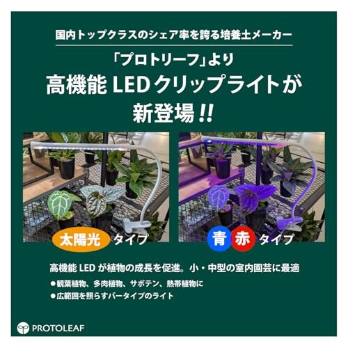 �ץ��ȥ꡼�� ���Ŀ�ʪ����LED������ɥ����� ��ʪ�ѥ饤�� LED��/��2�� �֤����ϳ���¥�� �Ĥ������դ�Ԥ���Ĺ�˸���Ū �����ޡ���ǽ 4��Ĵ�� ����å׼��� ���տ�ʪ ¿����ʪ