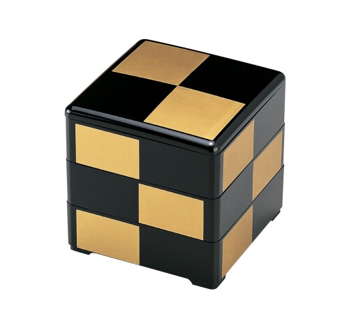 割烹漆器 若泉漆器 お重箱 ?6寸重 黒 市松文様（内黒）3段 H-152-8A 6寸(約18cm x 18cm)です。 お正月のおせち料理をはじめ、運動会や花見の弁当箱としても使用できます。 市松文様は、上下左右に途切れなく続くことから、「永遠」や「子孫繁栄」などの縁起の良い意味が込められています。 商品コード20081682261商品名割烹漆器 若泉漆器 お重箱 ?6寸重 黒 市松文様（内黒）3段 H-152-8A型番H-152-8Aカラー黒※他モールでも併売しているため、タイミングによって在庫切れの可能性がございます。その際は、別途ご連絡させていただきます。※他モールでも併売しているため、タイミングによって在庫切れの可能性がございます。その際は、別途ご連絡させていただきます。