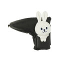 (ジャックバニー) 継続定番商品 うさぎパターカバー (ピン型用・マグネット) / ゴルフ PT / 262-4984804 010_ブラック FR