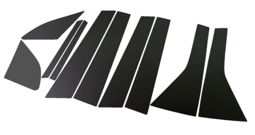BRIGHTZ フィットシャトルハイブリッド GP2 超鏡面ステンレスブラックメッキピラーパネル バイザー無用 10PC フィット シャトル ハイブリッド ハイブリット 8997