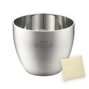 J-kitchens 日本酒 グラス 18-8 ステンレス 二重構造 ヘアライン仕上げ さくら ぐい呑み 58ml 日本製 (エコバッグ ベトナム製 セット)