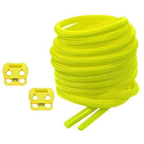 靴紐 丸紐 高耐久性 120cm～160cm 丈夫なパラシュートコード 結ばないで履ける靴紐ストッパー付