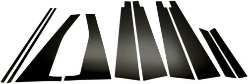 BRIGHTZ ムーヴ LA100S LA110S 超鏡面ステンレスブラックメッキピラーパネル ロングバイザー有用 10PC LA LA100 LA110 100 110 ムーヴ ムーブ19824