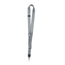 Digio2 w/U スマートフォンストラップ ストラップホルダー付 平紐 20mm グレー Z1315