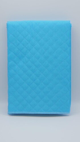 NASKA キルト 生地 シーチング 無地 キルト 50cm カット (サイズ約105cm幅×50cm) Col, 8 スカイブルー 500KC