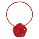 ヘッズ ゴムタグ レッド モチーフ:W30×H30mm、ゴム:全長180mm 梅ゴムタッグ-3 UME-TR3 10個入
