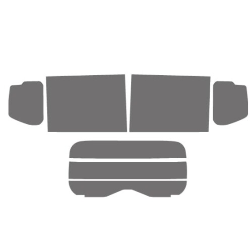 Rakuten - ペルシード(Pellucid) ウインドウフィルム 車種専用カット済み スズキ スペーシア・カスタム・ギア ラゲッジルームアンテナあり MK54・MK94 R5/11〜 失敗安心サービス付 ハードコート スモー