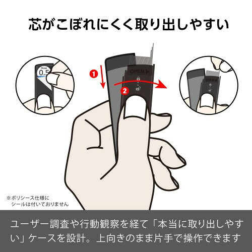 ぺんてる シャープ芯 ぺんてるアイン 0.2mm B 10個 C282-B