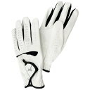 MIZUNO(ミズノ) パークゴルフ 手袋 グローブ COMFYGRIP C3JGPC03 M ホワイト/ブラック
