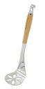 デリッシュキッチン パール金属 マッシャー ブラウン 26.5cm 木製ハンドル G-5057